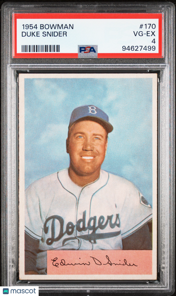 1954 Bowman Duke Snider #170 PSA 4