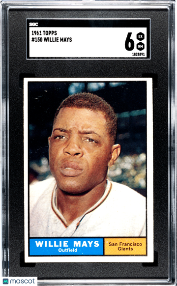 1961 Topps Willie Mays #150 SGC 6