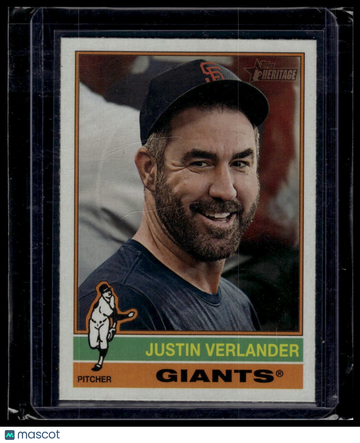 2025 Topps Heritage Justin Verlander #317b