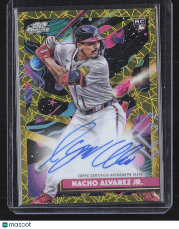 2025 Topps Cosmic Chrome Nacho Alvarez Jr. #CCA-NAL Autograph Variation RC