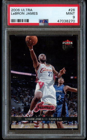 2006-07 Fleer Ultra LeBron James PSA 9 Mint