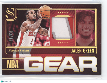 2024 Panini Silhouette NBA Gear Jalen Green #NG-JGR /10 Memorabilia