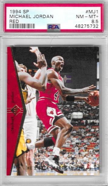 1994 SP Michael Jordan Red #MJ1 PSA 8.5