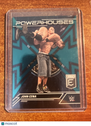 2023 Panini Donruss Elite WWE John Cena #5 Teal Insert