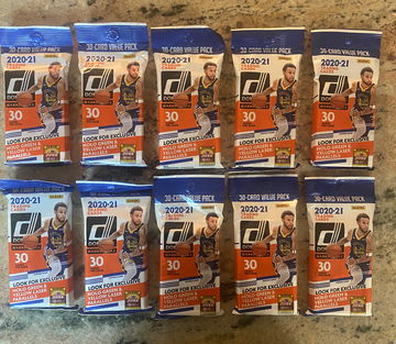 2020-21 Donruss NBA Fat Packs lot 10