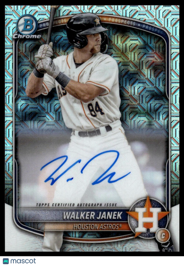 2025 Bowman Chrome Walker Janek #BMA-WJA Prospect Autographs Mega Mojo AU