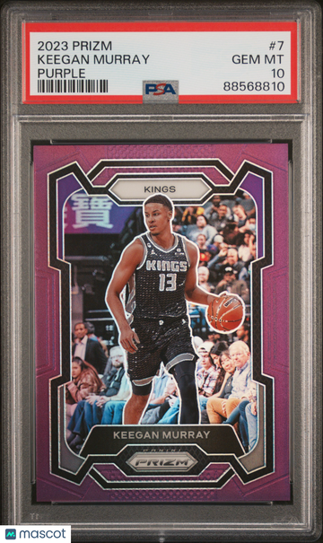 2023 Panini Prizm Keegan Murray Purple PSA 10