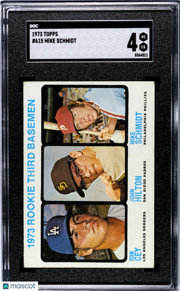 1973 Topps Mike Schmidt #615 SGC 4