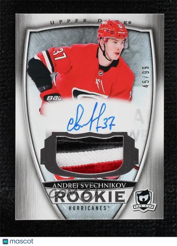 2018-19 Upper Deck The Cup Andrei Svechnikov #62 [Base] 45/99 Rookie Base Set Memorabilia