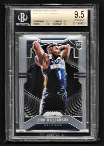 Zion Williamson 2019-20 Panini Prizm #248 BGS 9.5
