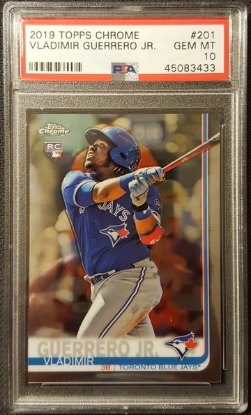 2019 Topps Chrome Vladimir Guerrero Rookie RC PSA 10