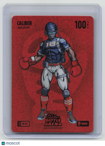 2026 Bo Jackson Battle Arena Caliber #IBF-357 Brawl Icons Battlefoil Brawl Icons Battlefoil