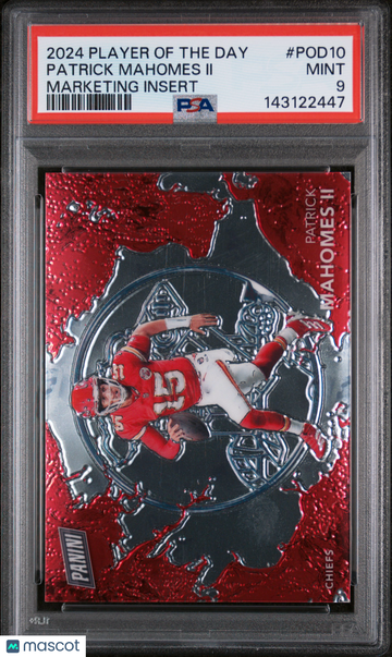 2024 Panini Player Of The Day Marketing Insert Patrick Mahomes II #POD10 PSA 9