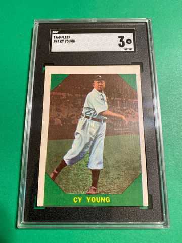1960 Fleer # 47 Cy Young 
