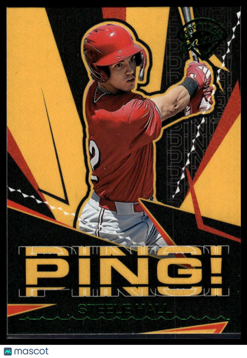 2025 Panini Prospect Edition Steele Hall #8 Ping! - Green
