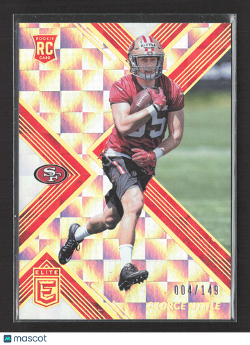2017 Panini Donruss Elite George Kittle #109 /149 RC