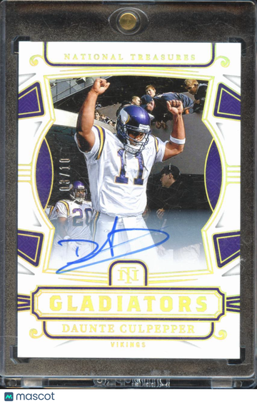 2025 Panini National Treasures Gladiators Daunte Culpepper #GL-DCR /10