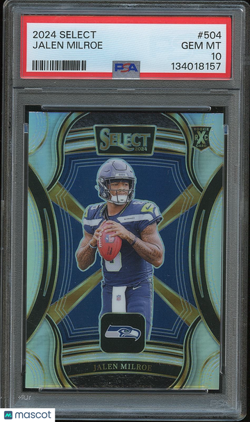 2024 Select Jalen Milroe #504 Rookie PSA 10 Panini Authentic