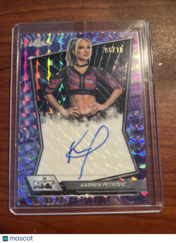 2026 Topps Chrome WWE Karmen Petrovic Purple Topps