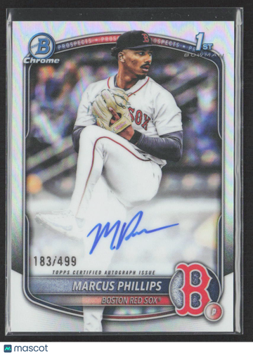 2025 Topps Bowman Chrome Marcus Phillips #CPA-MP Refractor /15.