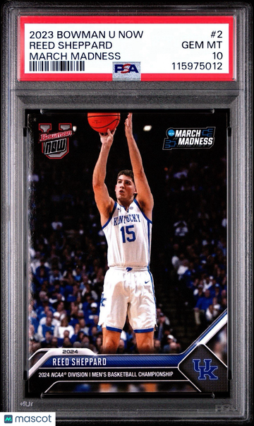 2023 Bowman U Now March Madness Reed Sheppard #2 Bowman U Now March Madness Limited Edition Short Print Rookie Exclusive