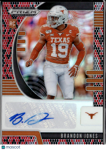2020 Panini Prizm Draft Picks Brandon Jones #172 RC