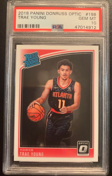 2018 Donruss Optic Trae Young PSA 10