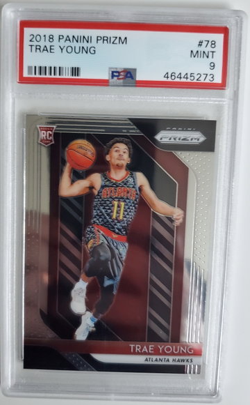 2018-19 Trae Young Prizm RC #78 PSA 9