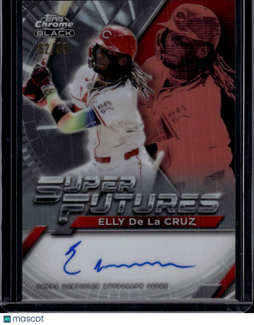 2025 Topps Chrome Black Super Futures Elly De La Cruz #FSA-ED