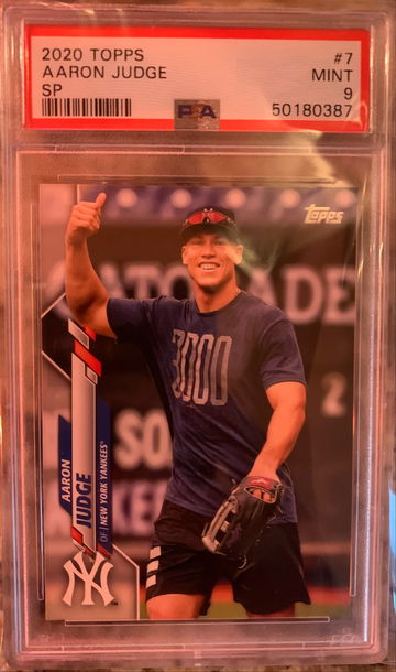 2020 Topps Aaron Judge SP PSA 9