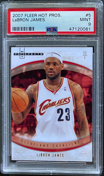 2007-08 Fleer Hot Prospects #5 LeBron James