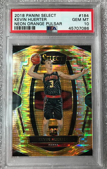 2018 PANINI SELECT KEVIN HUERTER #184 PSA 10 3/13