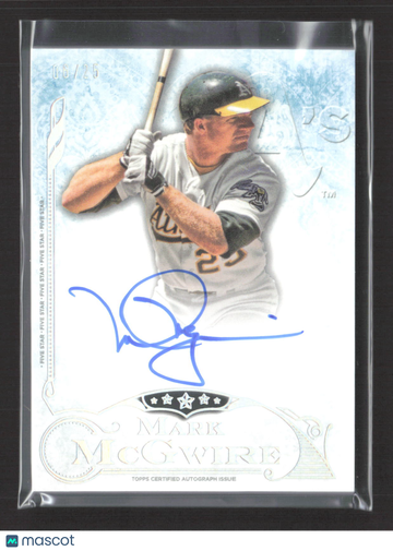 2015 Topps Five Star Mark McGwire #FSA-MM 06/25 Auto