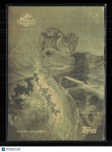 1993 Topps Jurassic Park Action Hologram Action Hologram #1