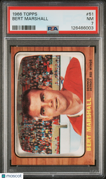 1966 Topps Bert Marshall #51 PSA 7