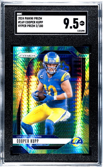 2024 Panini Prizm #169 Cooper Kupp Hyper Prizm /180 SGC 9.5
