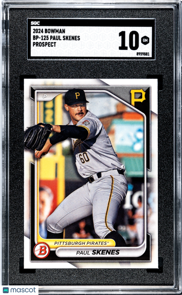 2024 Bowman Paul Skenes #BP-125 Pros. SGC 10