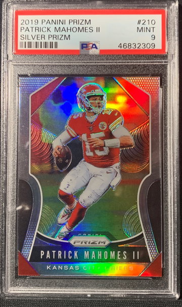 Patrick Mahomes II - 2019 Silver Prizm - PSA 9