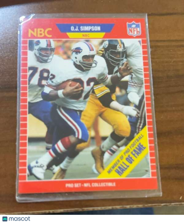 1989 Pro Set - Announcer Collectibles O.J. Simpson #29