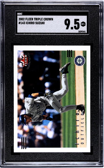 2002 Fleer Triple Crown #143 Ichiro Suzuki SGC 9.5