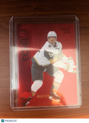 2023-24 Skybox Metal Universe Jack Eichel #148 Red