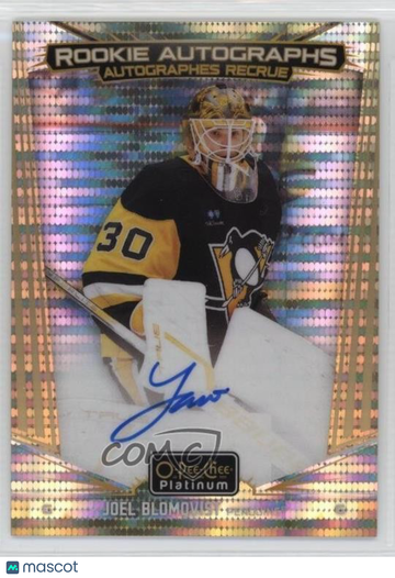 2024-25 O-Pee-Chee Platinum - Rookie Autographs - Seismic Gold Joel Blomqvist #R-JB Seismic Gold 07/25 Rookie
