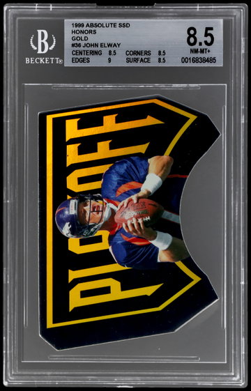 1999 Absolute John Elway Ssd Honors Gold BGS 8.5
