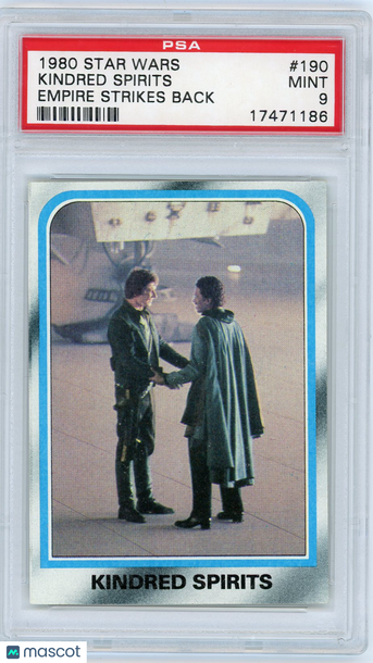 1980 Star Wars Empire Strikes Back Kindred Spirits #190 PSA 9