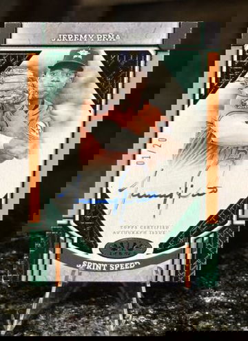 2024 Topps Tier One JEREMY PENA AUTO #1/20! Advanced Stat Speed Houston Astros