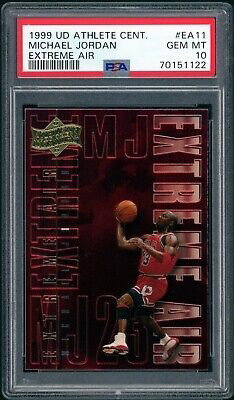 1999 Upper Deck UD Athlete of the Century Extreme Air EA11 Michael Jordan Chicago Bulls PSA 10 Gem Mint