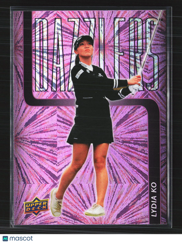 2026 Upper Deck Golf Dazzlers Lydia Ko #DZ-14 Pink