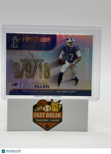 2025 Topps Signature Class First Class Josh Allen #FC-5 SSP