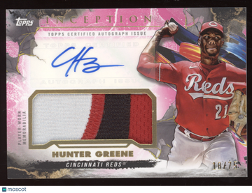 2023 Topps Inception Hunter Greene #IAP-HG /75