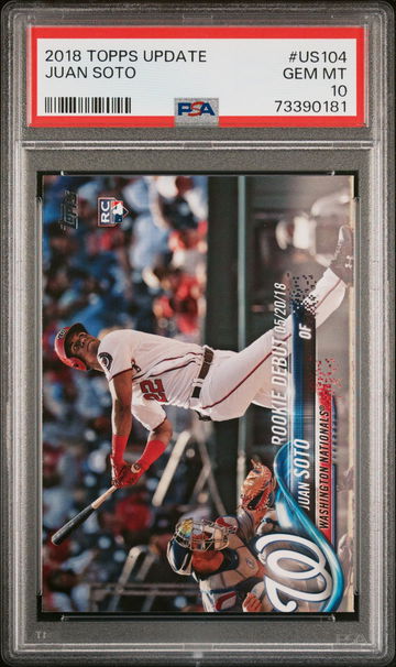 2018 Topps Update Juan Soto #US104 PSA 10